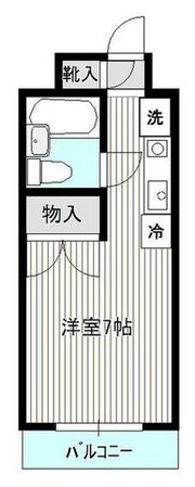 西巣鴨駅 徒歩4分 2階の物件間取画像